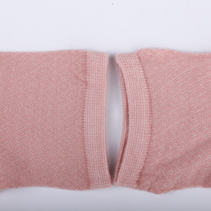 柔らかい竹繊維ナイロンバッグ、薄い小さなダイヤモンドカジュアルな女性の靴下、手縫いの女性の靴下 WSD1689